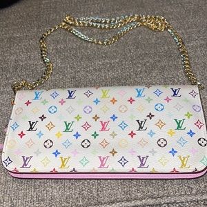 Louis Vuitton Insolite Wallet Monogram Multicolor White
